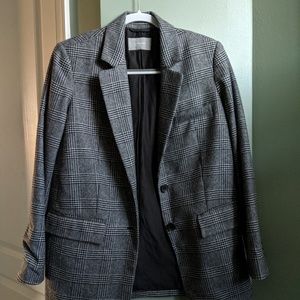 Everlane Oversized Blazer Plaid